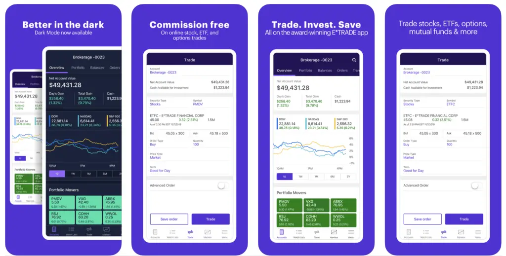 etrade mobile app