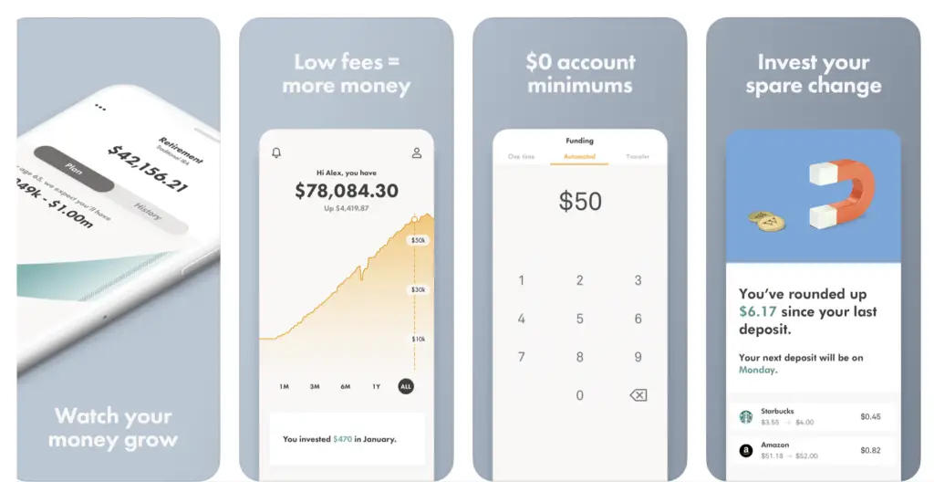 wealthsimple mobile app screenshots